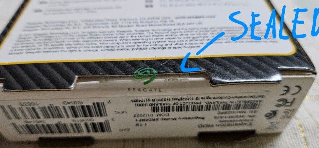 Seagate 1TB HDD471152687611258885