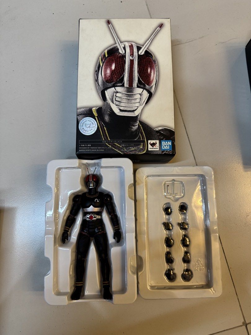 Shf Kamen Rider / UltraMan (Category: Figurines & Statues) located in Pasay City. Submitted by superman_991 (Listing ID 1441399680, Image 2). Description: SHF Kamen Rider Black bib - 3.4k SHF Ultraman bib - 2.9k Actual photo posted!!! No Rush Shipping/ Dibs Now Pay now Location Paranaque Payment Gcash/Bpi Shipping Lalamove/Lbc Buyers Risk / Fee ‼️Seller is not responsible for: lost, stolen, or damaged packages..