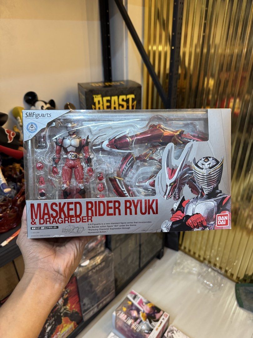 Shf Masked Rider Ryuki (Rare) (Category: Figurines & Statues) located in Pasay City. Submitted by superman_991 (Listing ID 1441398970, Image 1). Description: Shf Masked Rider Ryuki (Rare) Bib complete ₱5999 Only No Rush Shipping/ Dibs Now Pay now Location Paranaque Payment Gcash/Bpi Shipping Lalamove/Lbc Buyers Risk / Fee ‼️Seller is not responsible for: lost, stolen, or damaged packages..