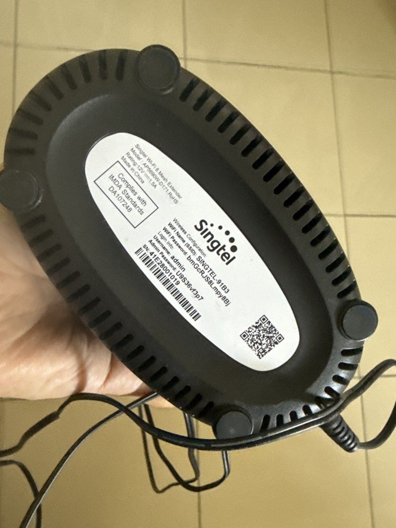 Singtel Wi-Fi Mesh Extender 91B3499057894612029441