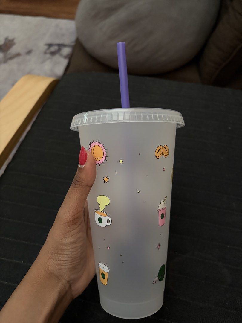 Starbucks Cold Cup Tumbler with Space Theme470862653366609921