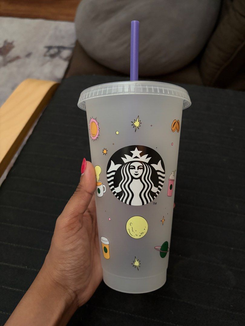 Starbucks Cold Cup Tumbler with Space Theme470862653366609920
