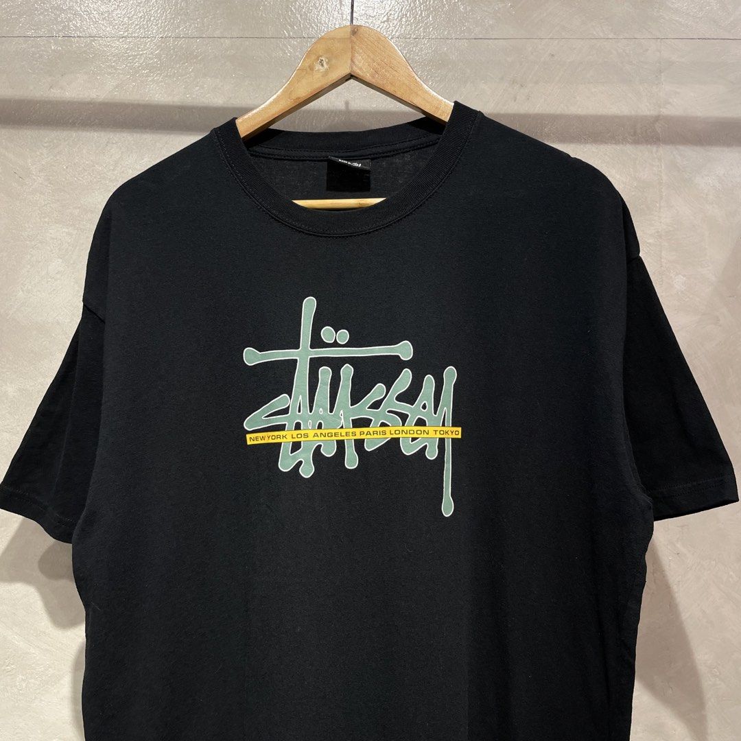 Stussy new york tee (Category: Tshirts & Polo Shirts ) located in Manila. Submitted by walter_wt (Listing ID 1441457756, Image 3). Description: Stussy new york tee Size- Large Dimension- Length-30.5 Width- 23 No issue.