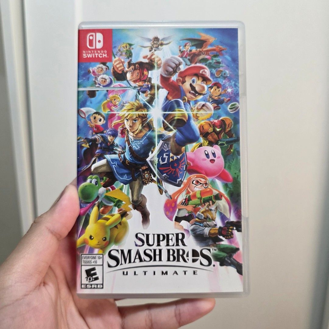 Super Smash Bros Ultimate switch game (Category: Nintendo) located in Manila. Submitted by sweettotes_ph (Listing ID 1441435678, Image 1). Description: SSBU No issues Fully working Good condition I have other games feel free to check my listings :) For pickup or delivery Bdo Gcash Maya Gotyme payment.
