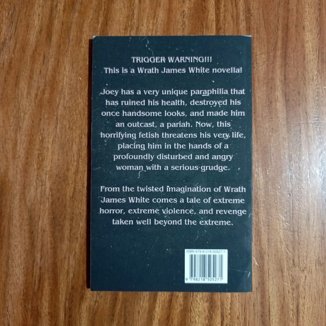 The Bug Collector by Wrath James White (Category: Storybooks) located in Quezon City. Submitted by theowlreader (Listing ID 1441423483, Image 2). Description: *Please refer to the photos to see the condition of the book *These are used books. There may be minor to major flaws such as dents, rubbing, loose pages, stain, creases, foxing, skewed spine, scratches, inscriptions or highlights and tears. *If you're particular with the condition of the b