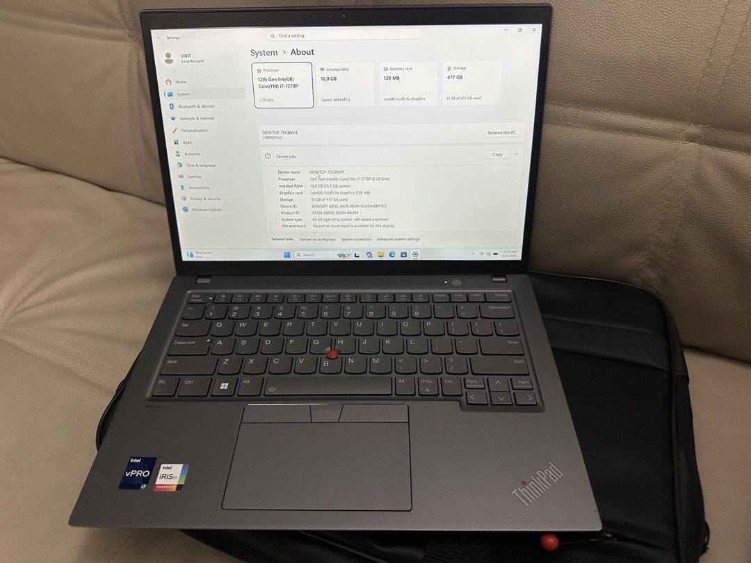 Thinkpad T14s Gen3(12th generation)471266654673981445