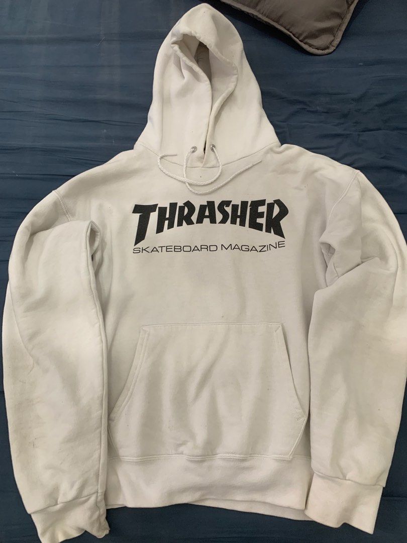 Thrasher Hoodie Skate Mag (Category: Coats, Jackets and Outerwear) located in Tayabas. Submitted by littlewing7075 (Listing ID 1441385514, Image 1). Description: Ptpa Thrasher Hoodie Skate Mag Kangaroo Pocket Good as new ✅ Size 34-36 2500 shipped Negotiable Location : Quezon Province.