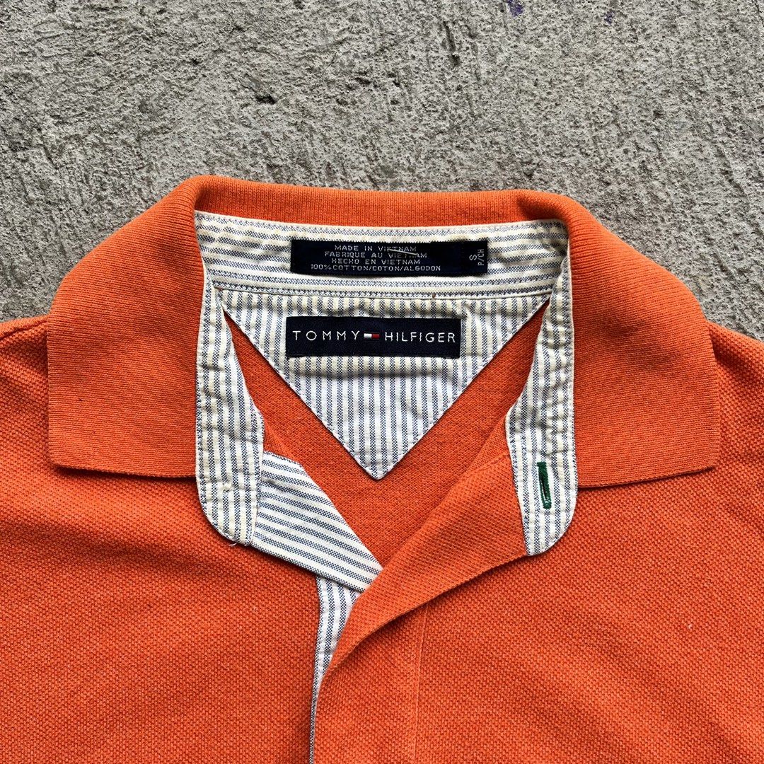 Tommy Hilfiger Regular Polo Shirt (Category: Tshirts & Polo Shirts ) located in Batangas. Submitted by _thriftxplug (Listing ID 1441380782, Image 3). Description: Tommy Hilfiger Regular Polo Shirt Size: Large Width 22 x 27 - 29 Length Need wash Excellent condition Grab: ₱299.