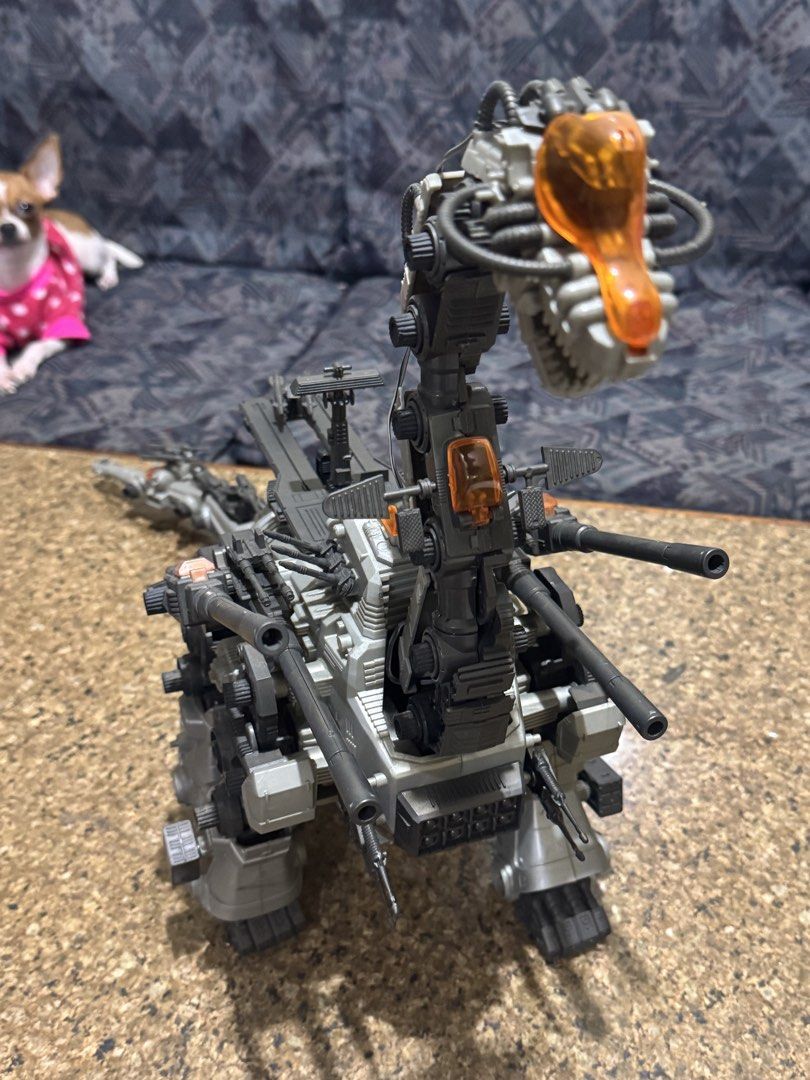 Tomy Zoids Ultrasaurus (no box) (Category: Gundam & Model Kits) located in Quezon City. Submitted by yeyeng_25 (Listing ID 1441518991, Image 1). Description: - Kotobukiya HMM Zoids Berserk Fury model kit - Large and highly detailed build - Features numerous weapons and articulation points - Translucent orange parts for a striking look - Excellent display piece for Zoids enthusiasts - **Note:** Box and instructions are NOT included..