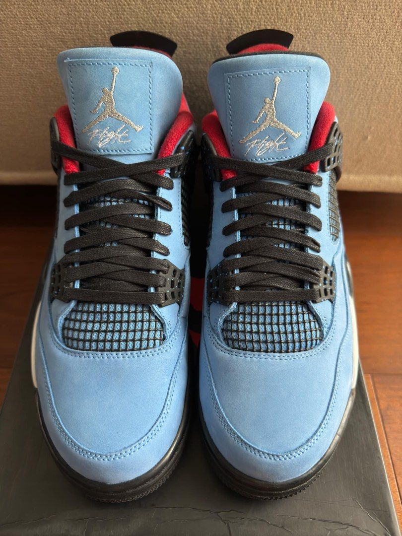 Travis Scott x Air Jordan 4 'Cactus Jack' (Category: Sneakers) located in Calamba. Submitted by lglm07 (Listing ID 1441421703, Image 2). Description: Brand New Jordan 4 Cactus Jack Size 10.5 OG all / complete w box Php 40k Gh loc.