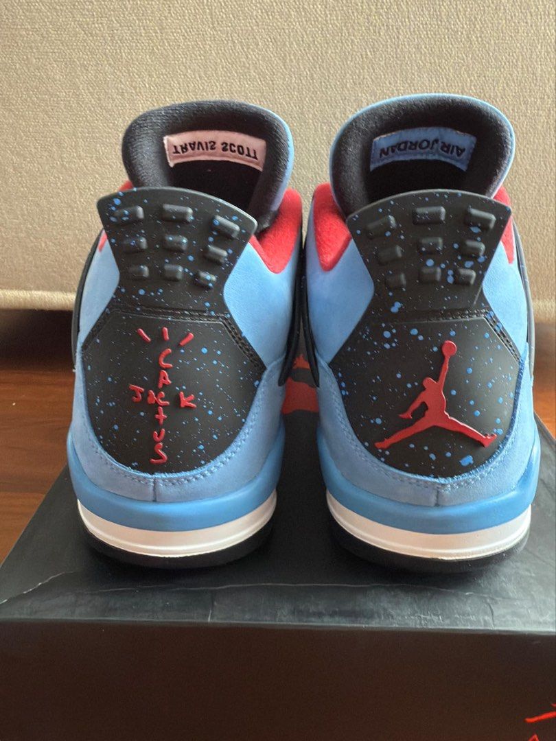 Travis Scott x Air Jordan 4 'Cactus Jack' (Category: Sneakers) located in Calamba. Submitted by lglm07 (Listing ID 1441421703, Image 3). Description: Brand New Jordan 4 Cactus Jack Size 10.5 OG all / complete w box Php 40k Gh loc.