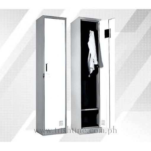 TTSL-001C | One-door locker Cabinet (Category: Office Furniture & Fixtures) located in Caloocan City. Submitted by trishtine_jim9 (Listing ID 1441390547, Image 1). Description: 3-in-1 heavy-duty lock system • Plastic recessed handle • Metal Padlock Mechanism • with hanging bar and vanity mirror – Dimension: W38 x D42 x H180 cm Finish: as in picture DISCLAIMER: Price is for Posting Purposes Only.
