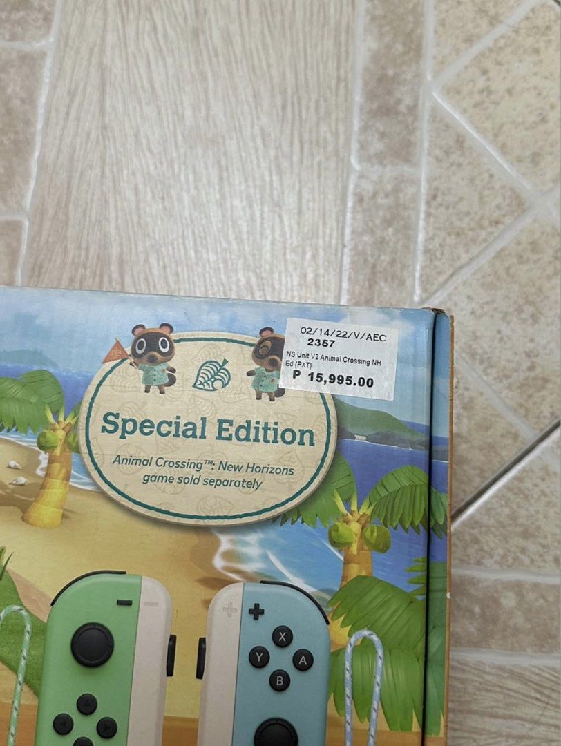 V2 Nintendo Switch SET Animal Crossing Edition (Category: Nintendo) located in Manila. Submitted by liahmi (Listing ID 1441541809, Image 3). Description: LIMITED EDITION ANIMAL CROSSING NINTENDO SWITCH V2 SET❤️ -SELLING PRICE: 12,000 -ORIGINAL PRICE: 15,995 (no accessories yet) INCLUSIONS: •switch •case •controller -2 joycon •hdmi cable •switch dock •game case •charger (slightly flawed) •stand •grip handles •FREE SPEAKER Games included: -Resident