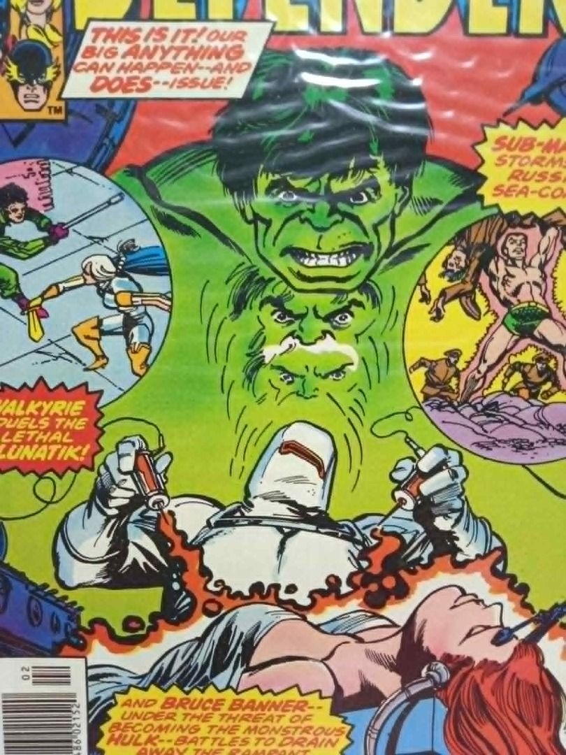 Vintage 1977 Defenders #56 Marvel Comics - Red Guardian and Lunatik ...