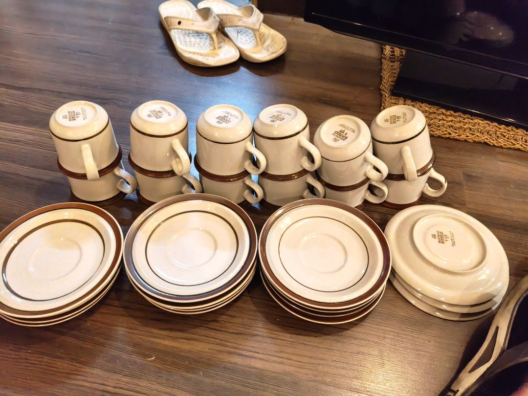 Vintage Noritake Tea Cups and Saucers Set471796805775534080