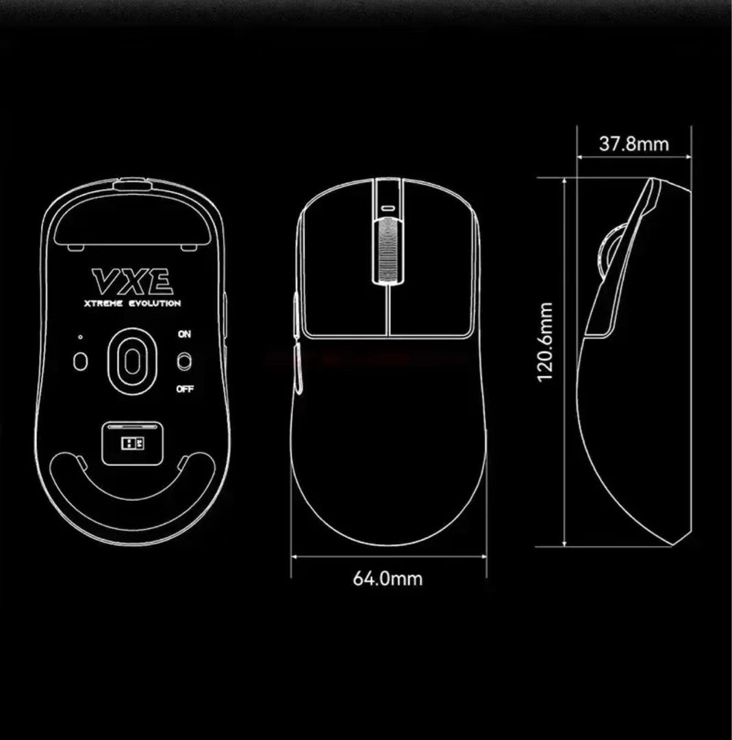 VXE R1 Pro Wireless Gaming Mouse - Orange471154545614530562