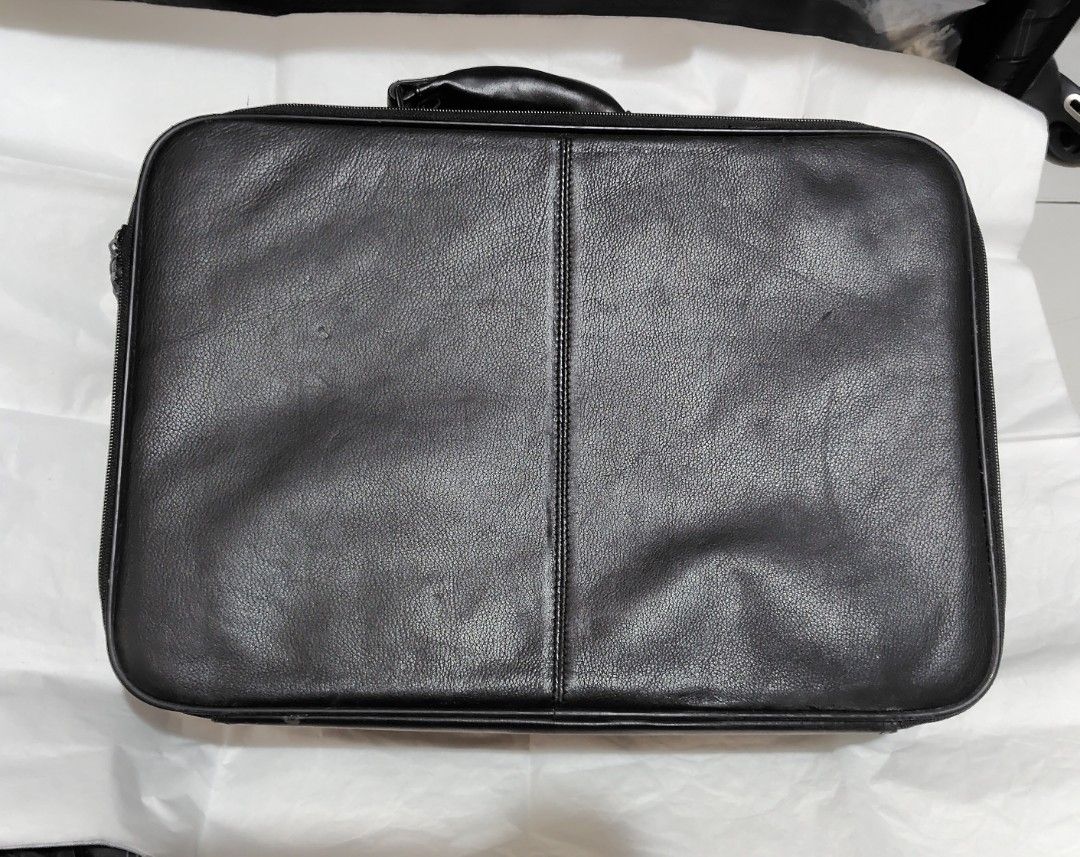 White Box Leather Briefcase/ Laptop Bag471036475391365121