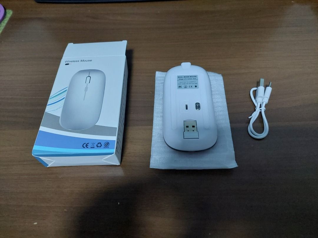 Wireless Bluetooth Mouse with USB Charging Cable (Rose Gold Colour)471393533449349121