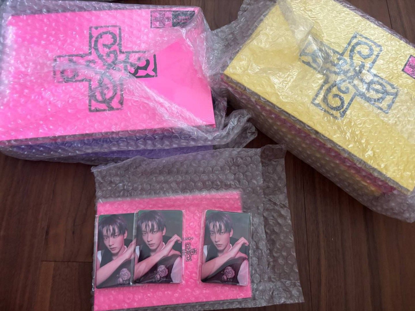 WTS TXT AMST Sealed (+weverse japan pcs) (Category: K-Wave) located in Singapore. Submitted by dorototoro (Listing ID 1441486325, Image 1). Description: Hunger Anxiety Tension PCs: SB/YJ $5 BG/HK/TH $3 meetup mailing (+$3) tags: a moment of stillness in the thorns, photocard, soobin, yeonjun, beomgyu, taehyun, hueningkai, tomorrow by together, tomorrow x together.