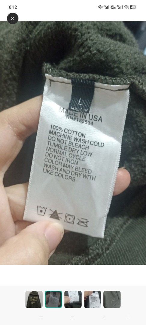 Yeezy 'Ye Must Be Born Again' Hoodie Size L (Category: Coats, Jackets and Outerwear) located in Taytay. Submitted by PrelovedCollections (Listing ID 1441378975, Image 2). Description: -Ye must be born again - Made in USA - 100% cotton - Tagged size L - Ideal for casual wear -28x27 boxy fit.