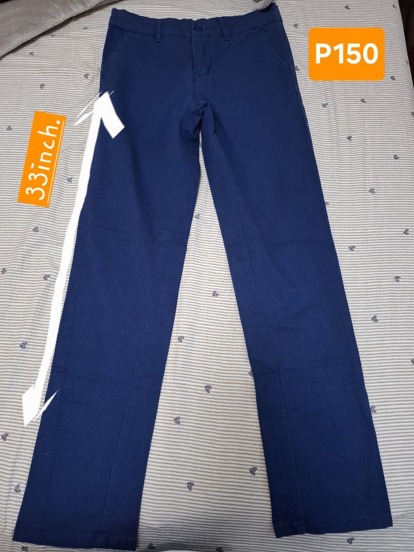 Zanetti Blue Chino Pants Size 12 (Category: Babies & Kids Fashion) located in Quezon City. Submitted by dadiferds (Listing ID 1441459766, Image 1). Description: preloved. - Brand: Zanetti - Color: Blue - Style: Chino Pants - Waist: 12 inches - Length: 33 inches - Closure: Button and zip - Pockets: Two back pockets with buttons - Ideal for: Casual wear.