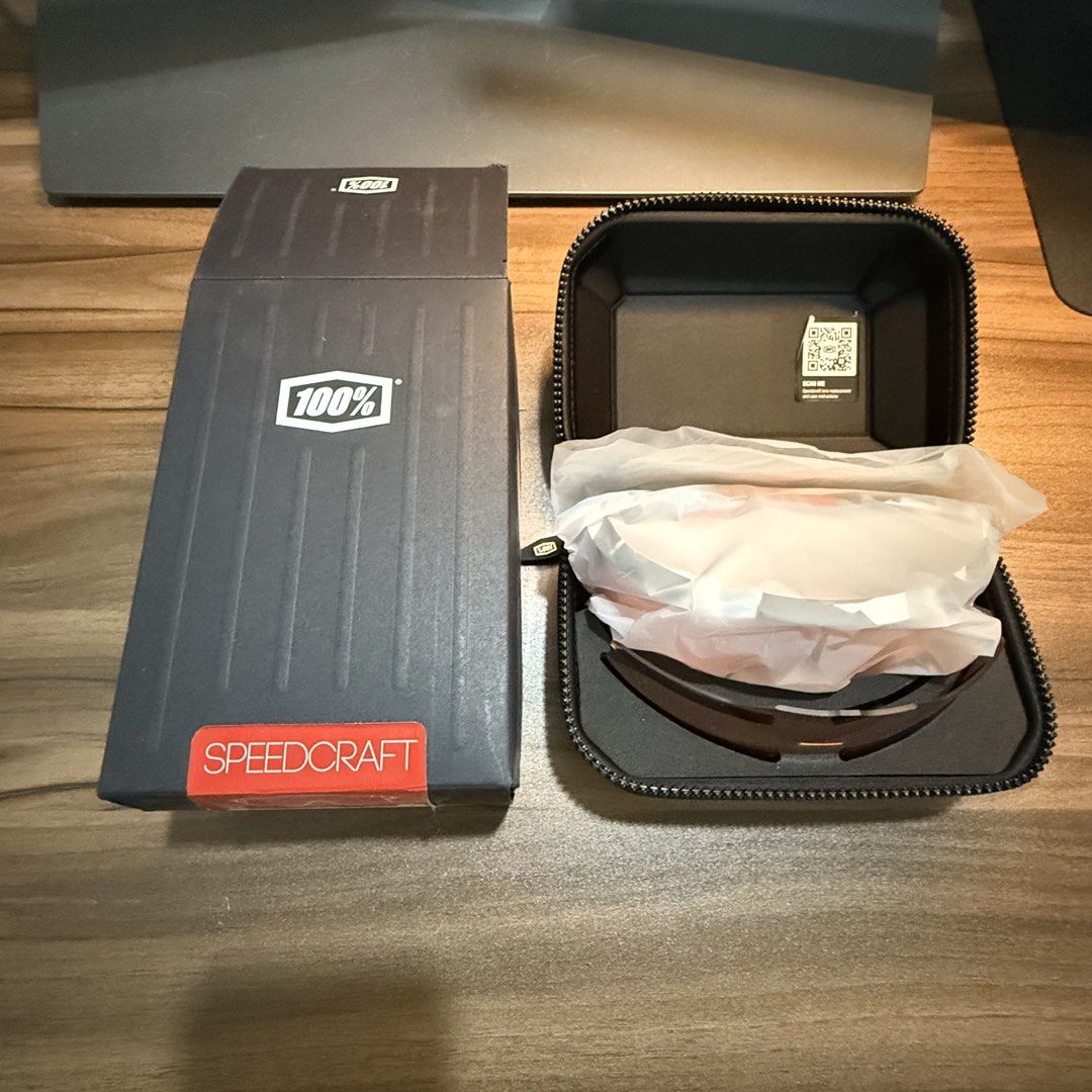 100% Speedcraft Soft Tact Grey Camo Sunglasses (Category: Sunglasses & Eyewear) located in Singapore. Submitted by maverick1000 (Listing ID 1444932386, Image 3). Description: - 100% Speedcraft Sunglasses - Soft Tact Grey Camo Frame - HiPER Red Multilayer Mirror Lens - Includes Original Hard Case & Box - Ideal for Cycling & Outdoor Sports - Authentic/Real, not fake one. .
