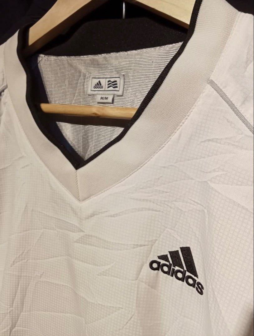 Adidas Jersey Shirt (White) (Category: Activewear) located in Pasig City. Submitted by jijithepusa (Listing ID 1444951502, Image 3). Description: Adidas Jersey Shirt (White) Length: 26 Width: 22.