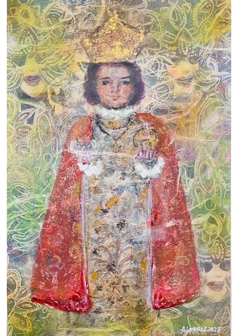 Al Perez Sto Nino 2023 (Category: Art & Prints) located in Taguig. Submitted by art2m (Listing ID 1445029986, Image 1). Description: 18x24 inches signed and dated, 2023 mixed media.