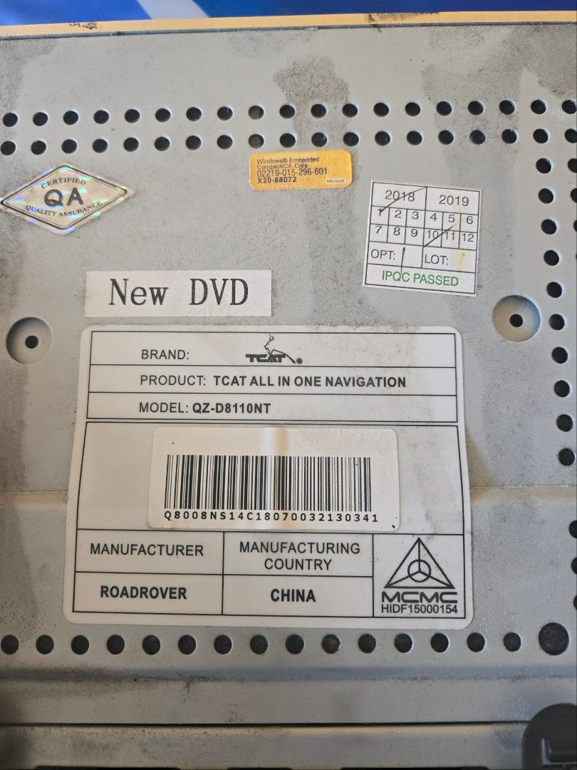 Android Player (Category: Auto Accessories) located in Kuala Lumpur. Submitted by heeshaarm (Listing ID 1444858902, Image 3). Description: Tcat Android Player - QZ-D8110NT Can On but sometime no sound for spare part.
