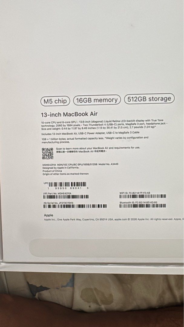 Apple MacBook Air Laptop487443877918812161
