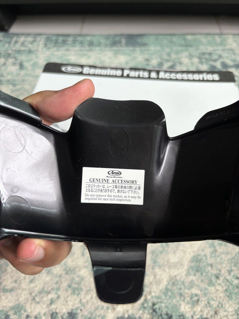 Arai Diffuser (Category: Motorcycle Apparel) located in Singapore. Submitted by bruhhs (Listing ID 1444883517, Image 3). Description: rfs: bought last year in Japan, but bought the wrong colour. so this was my spare, still new and unused. authentic not fake, still have receipt proof. can be used on vz-ram helmet. price is firm (outside prolly cost $80+-).