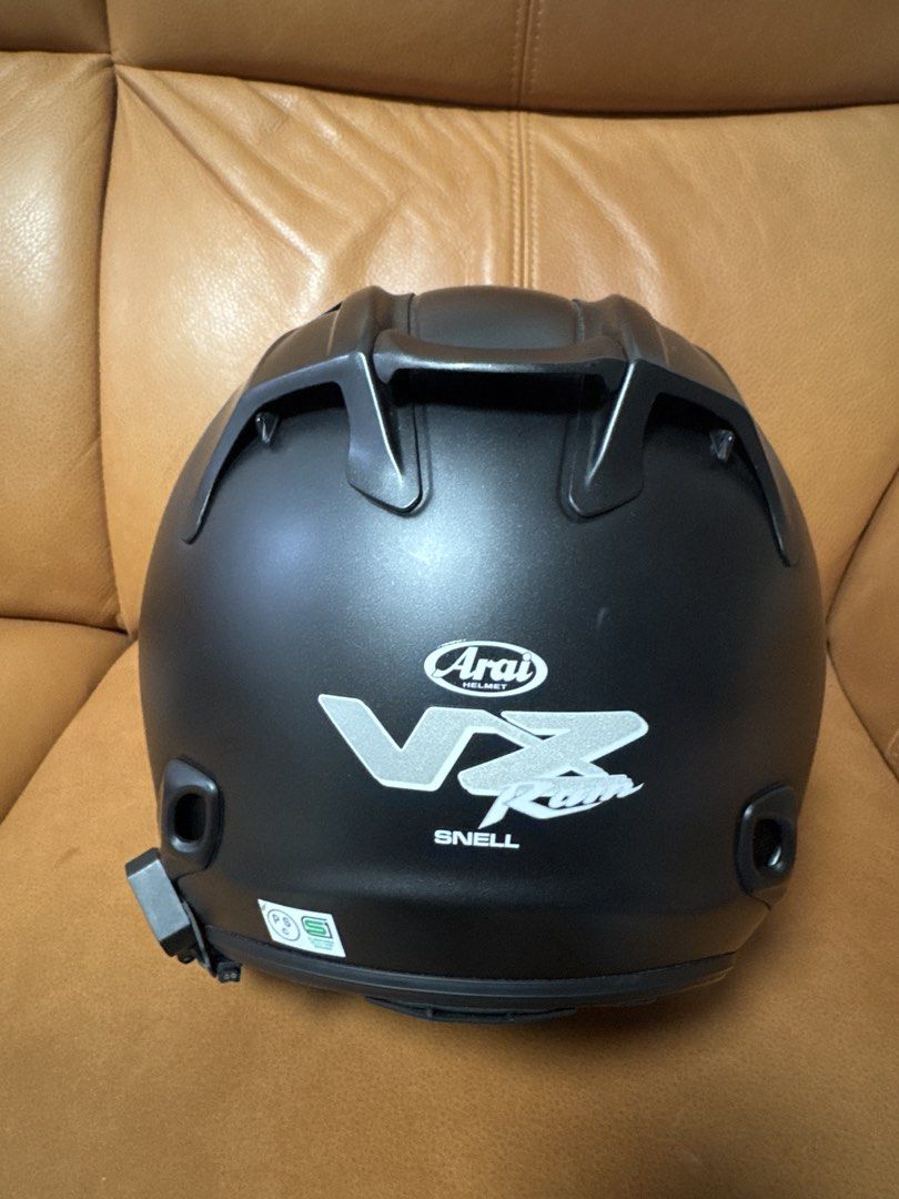 Arai VZ RAM Helmet Matte Black Size M (Category: Motorcycle Apparel) located in Singapore. Submitted by jon_9898 (Listing ID 1445013131, Image 2). Description: - Arai VZ-RAM Helmet - Matte Black Finish - Snell Certified for Maximum Safety .