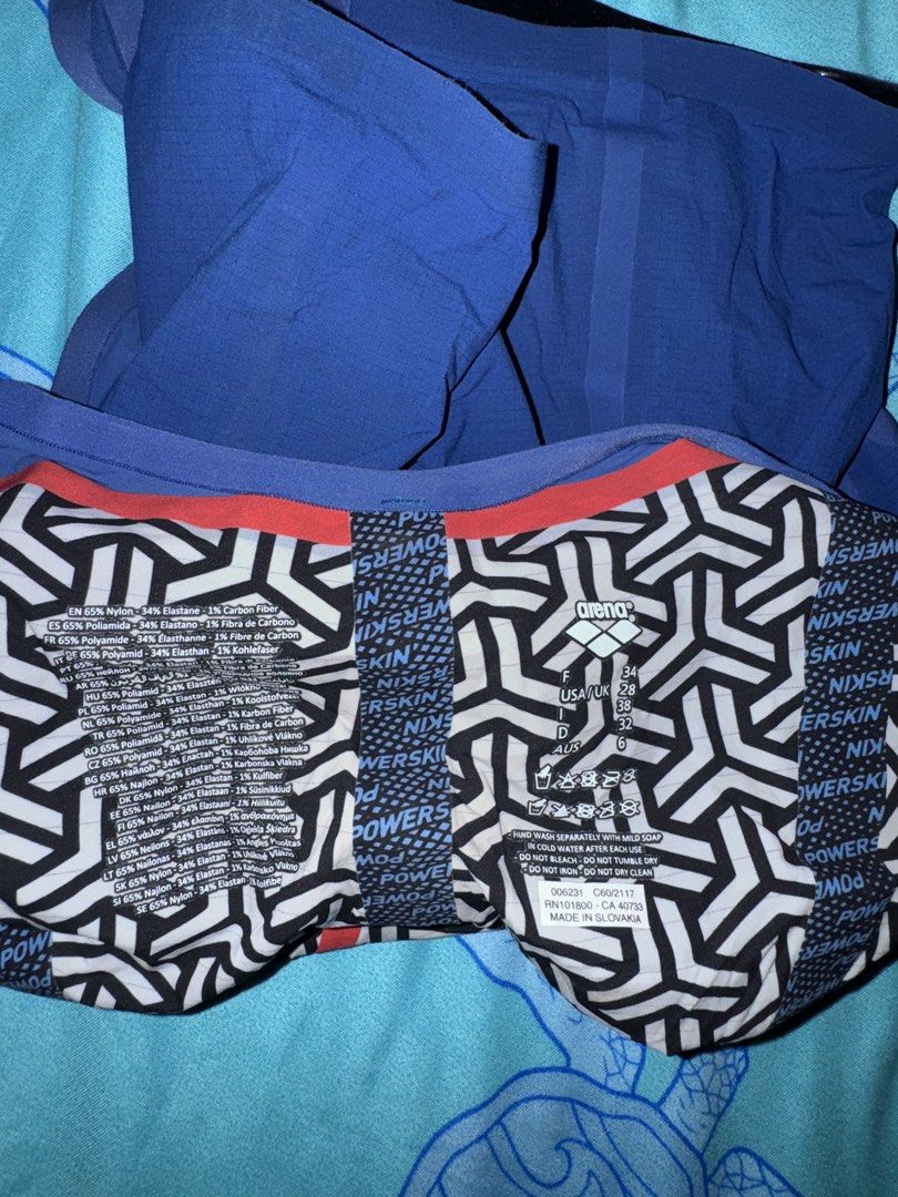 Arena Powerskin Full Body Swimsuit (Category: Bikinis & Swimsuits) located in Manila. Submitted by eleyven (Listing ID 1444978107, Image 3). Description: 🏊‍♀️ Authentic Arena Powerskin Carbon Racing Kneeskin Used only a few times and still in excellent condition. FINA-approved competition suit with carbon fiber technology for compression and performance. Perfect for competitive swimmers looking for a race suit at a fraction of the original retai