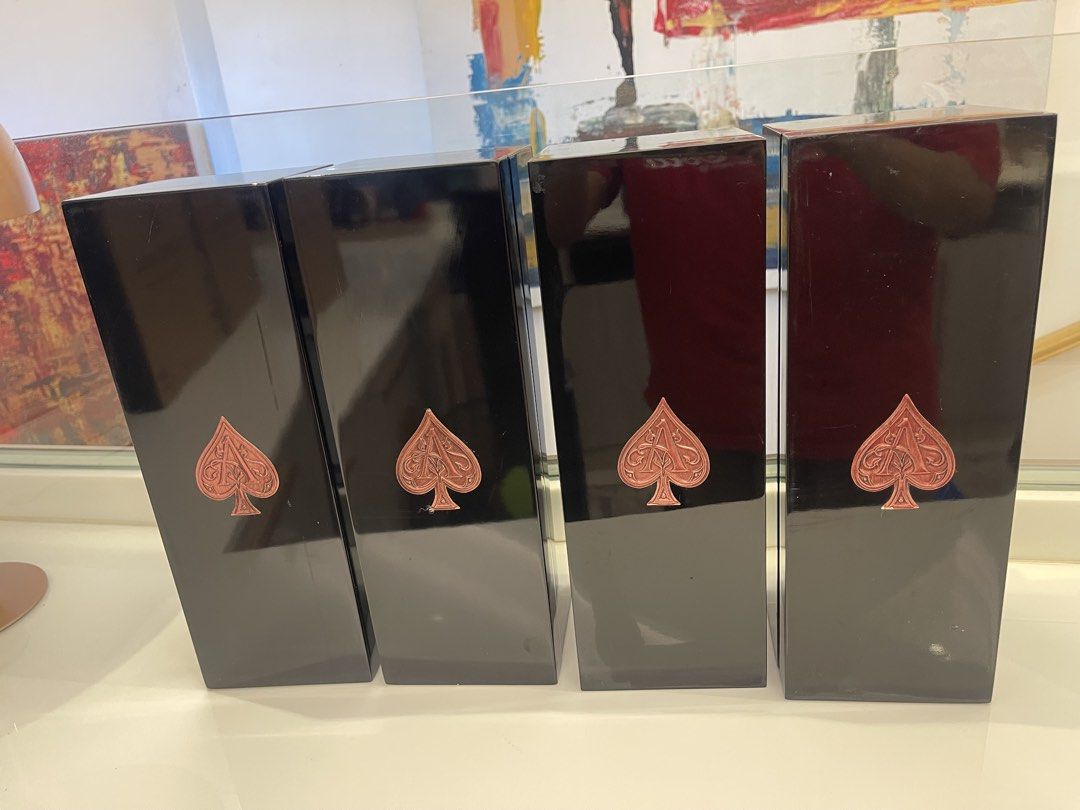 Armand de Brignac Brut Rose Champagne (Category: Beverages) located in Cavite. Submitted by hgamarcha413 (Listing ID 1444918659, Image 1). Description: 🍾🔥 URGENT SALE – Armand de Brignac Brut Rosé (Ace of Spades) – 2010 Vintage (4 Bottles) 💎 Luxury collector champagne | Rare vintage stock | Ready to release Selling 4 bottles of Armand de Brignac Brut Rosé (Ace of Spades) 📅 Vintage / Manufacture: August 29, 2010 🍾 Condition: Properly stored, 