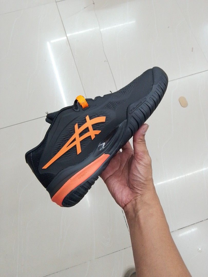 Asics resolution X "Black Orange" 🍊 (Category: Sneakers) located in Manila. Submitted by josier_181 (Listing ID 1444936670, Image 2). Description: Pm for more details📩 I can provide Cash On Delivery or gcash payment along metro Manila some parts of Luzon other place like province cod or cop Via Lbc, J&t, Jr's. If that's not what's delivered Please return it to the rider. Thank you and Godbless 🙏🙏🙏🙏.