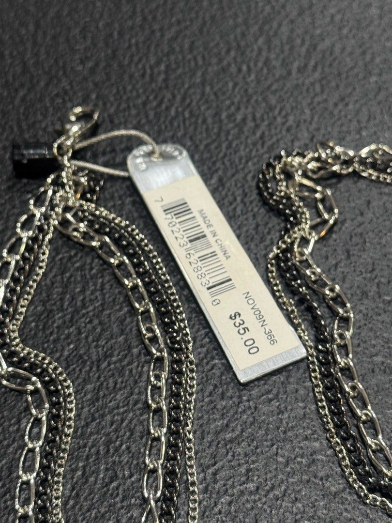 Authentic Guess Layered Chain Necklace with Real Turquoise Stones (Category: Necklaces) located in Baguio. Submitted by paatttyyyy (Listing ID 1444907921, Image 3). Description: .