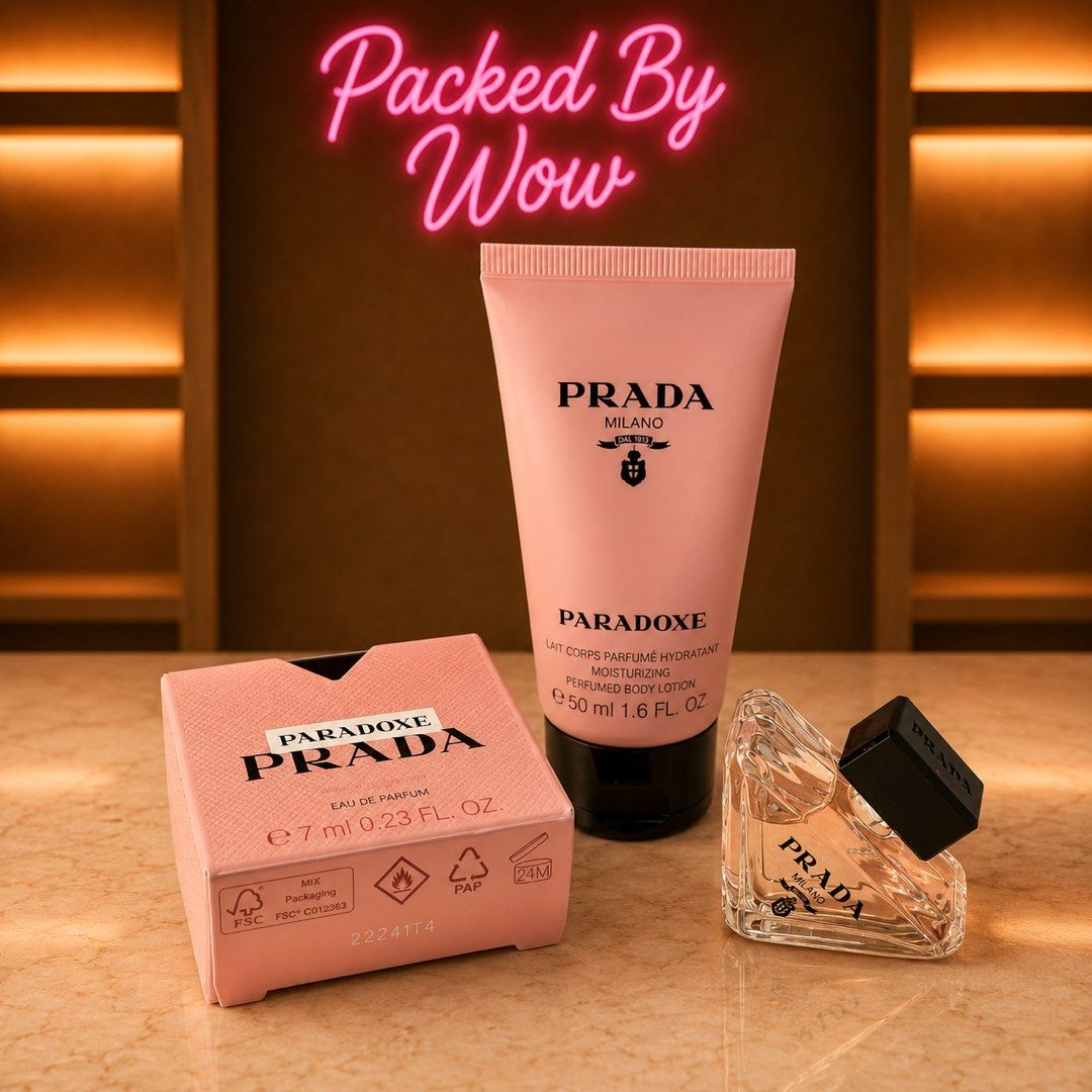 Authentic Prada Paradoxe EDP 7ml Mini Perfume + 50ml Prada Paradoxe Lotion (Category: Fragrance & Deodorants) located in Angeles City. Submitted by packedbywow (Listing ID 1442225694, Image 1). Description: .