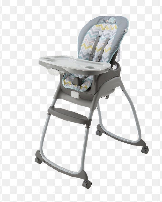 Baby High Chair and Bath Tub Set (Category: Bathtub & Bath Accessories) located in Singapore. Submitted by nina91 (Listing ID 1444948882, Image 3). Description: - Ingenuity baby high chair with removable wheels - baby bath tub with stand For blessing.