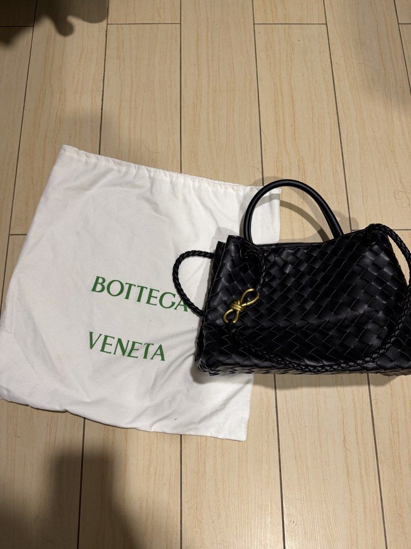 Bottega Veneta Andiamo (Category: Luxury Bags & Wallets) located in Makati City. Submitted by iamruka (Listing ID 1445027731, Image 1). Description: ₱3999 (LP ALREADY) Loc: Makati mop: bank transfer mod: lalamove -comes with dust bag -Gold hardware - Classic Intrecciato Weave - Genuine Leather Material - Top Handles & Braided Shoulder Straps - Gold Hardware Details - Interior Zip Pocket - Comes with Dust Bag - Made in Italy.