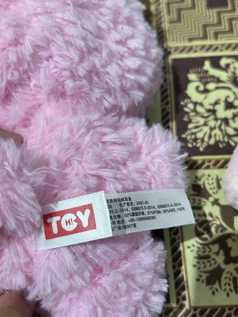 Bundle Plush Toy Keychain (Nommi & Crybaby) (Category: Plushies & Soft Toys) located in Asingan. Submitted by prelovedbykimmy_ (Listing ID 1444883390, Image 2). Description: • Nommi V1 (Jeju) • Crybaby Sunset Concert (Pink Gray) • needs cleaning 🫧.