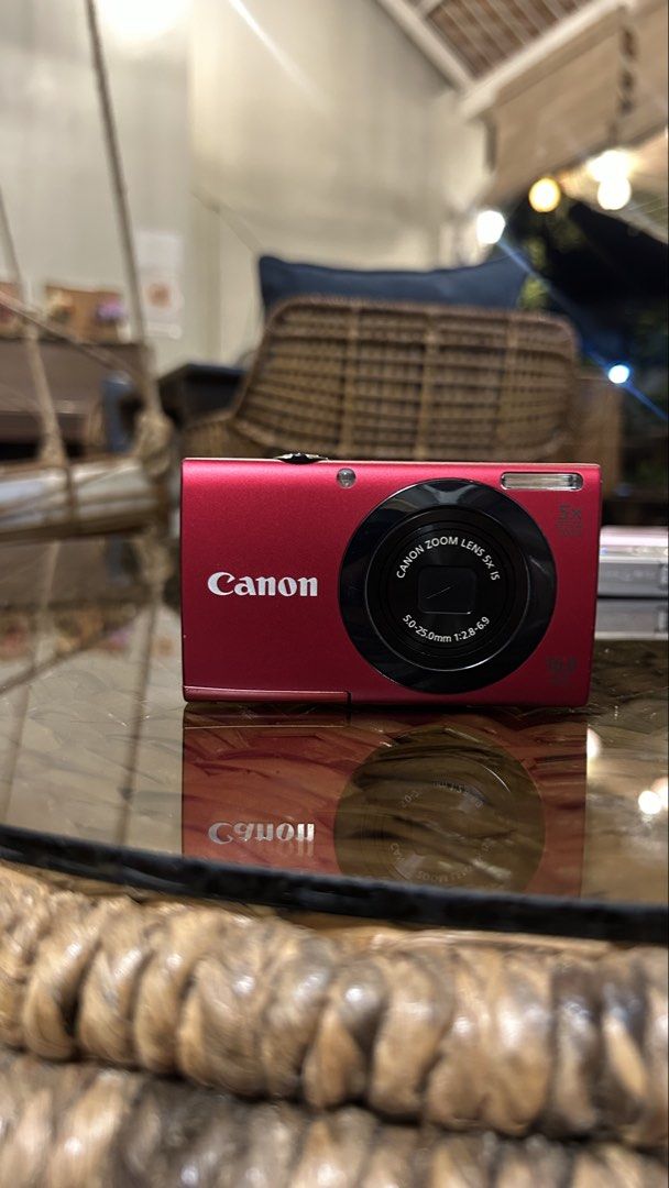 Canon Powershot A3400 digicam digital camera (Category: Cameras) located in Lagonoy. Submitted by nadayojiii (Listing ID 1444993552, Image 3). Description: Canon Powershot A3400✨ NO FUNCTIONAL ISSUES all working zoom working flash working all buttons working TOUCH SCREEN✨✨ has mild burn and dirt(output not affected) has lens dust(visible when zoomed only) CRISP SHOTS🌅 COMPLETE SET Inclusions: unit battery sd card strap charger stickers.