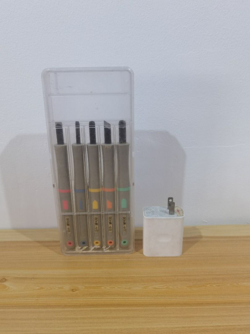 Carving Tool Set (Category: Craft Supplies & Tools) located in Taguig. Submitted by kalabasza (Listing ID 1444877960, Image 1). Description: 📌 These are preloved items. Please manage your expectation. 📌 Actual items posted. 📌 Items are in good condition. 📌 Product Color may slightly vary due to Photographic Lighting. 📌 Location: Taguig 📌 MOP: GCash. Payment first before ship. 📌 MOD: J&T, LBC, GoGo or Lalamove. 📌 DF/SF at buyer's expense. 