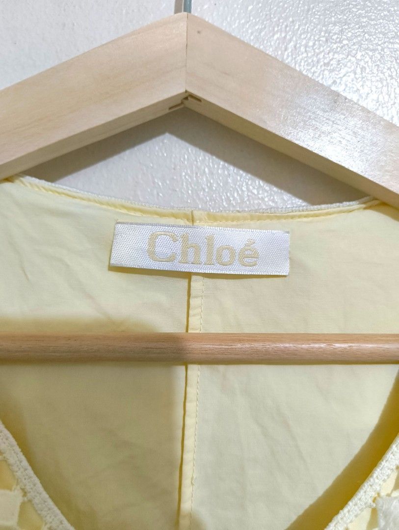 Chloé Yellow Frilly Top (Category: Blouses) located in Quezon City. Submitted by afteruse (Listing ID 1445030294, Image 2). Description: .