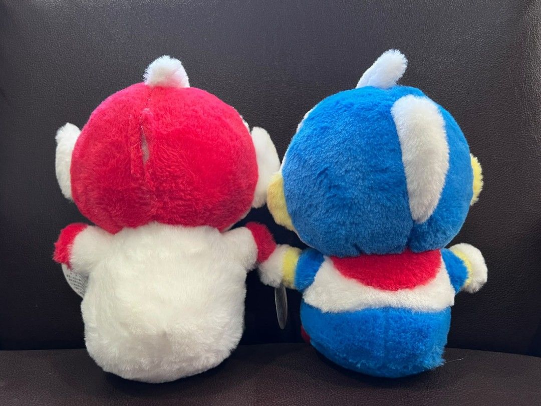 Cute Ultraman Character Plush Toys Set (Category: Plushies & Soft Toys) located in Palayan City. Submitted by yourvintagesoul (Listing ID 1445040165, Image 2). Description: - Set of 2 adorable ultraman plush toys - Ideal for collectors or as a thoughtful gift - Both plush toys have tags attached - Soft and cuddly texture -Price is still negotiable if you're intrested. -We can have it delivered COD/COP via LBC. -If you want another courier, it's P