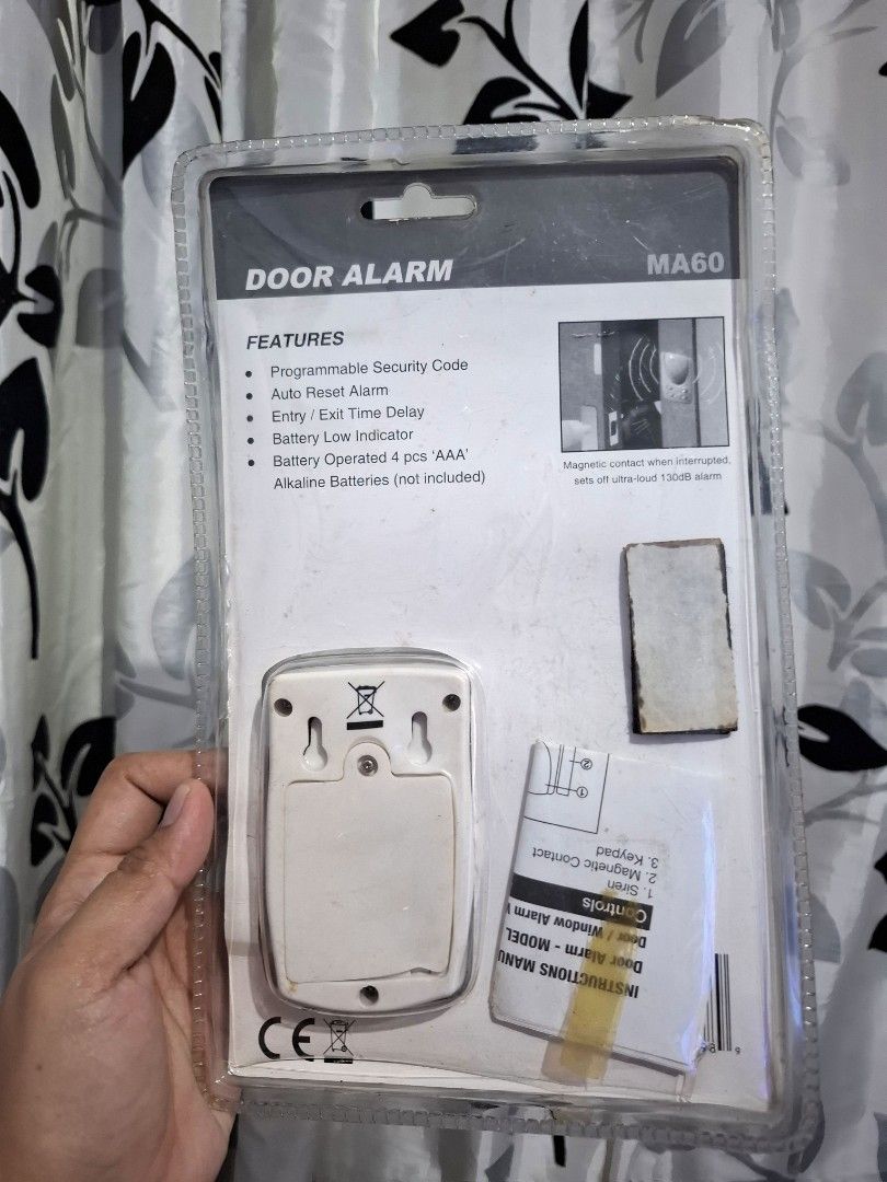 Door Alarm Shepherd (Category: Electrical, Adaptors & Sockets) located in Quezon City. Submitted by an.marie (Listing ID 1444984174, Image 2). Description: Tested and working ,discolored due to storage kaya mura nalang What you see in the pictures is what you will receive Thank you for looking.