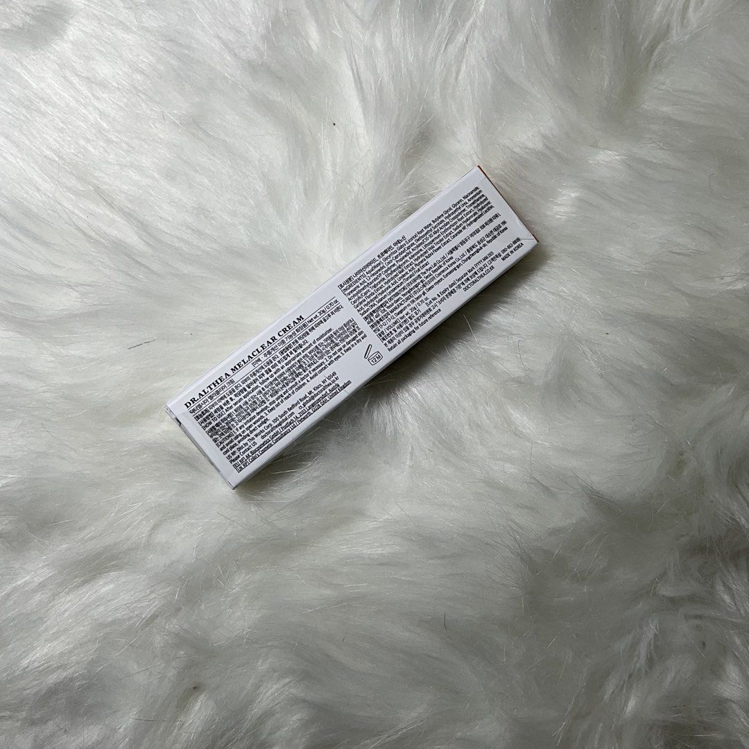 dr.althea Melaclear Cream 20g (Category: Face Care) located in Manila. Submitted by randomlyyoursph (Listing ID 1445005517, Image 2). Description: Reason for sale: Decluttering (in other word, madami na po me gamit, ayaw ko ma expired sila dahil tinatambak ko lang sila, gets?) THIS IS ORIGINAL, ORIGINAL TALAGA AS IN! SF NOT INCLUDED EXP: 2029 Info: Melaclear Cream is a daily melanin care cream formulated to support balanced skin tone and provide 