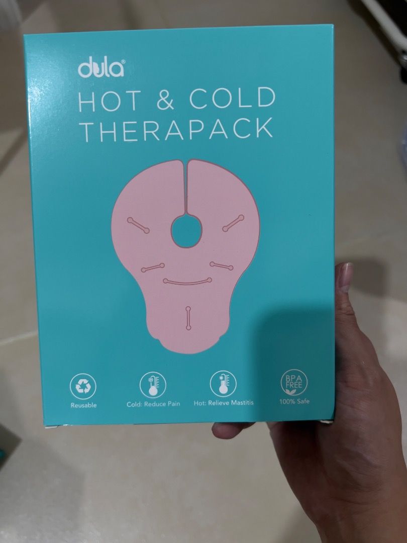 Dula Hot & Cold Therapack - Reusable Breast Relief (Category: Breastfeeding & Bottle Feeding) located in Caloocan City. Submitted by tpau___ (Listing ID 1444898617, Image 1). Description: Brand new, still sealed. RFS: bought extras.