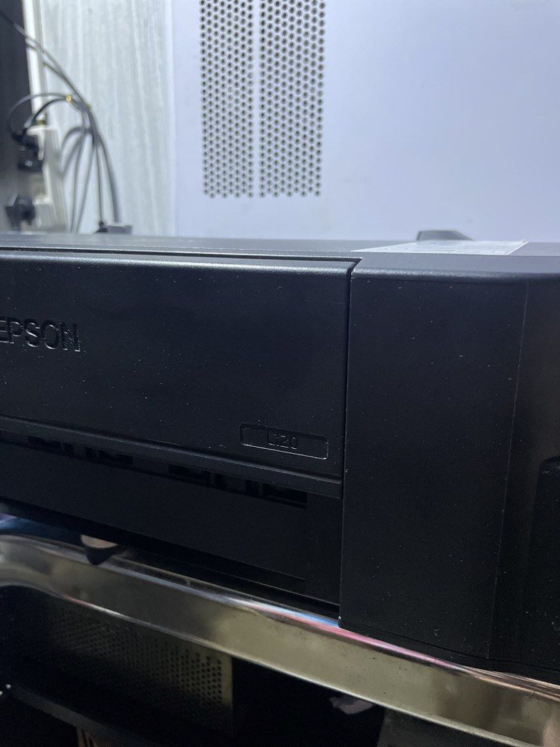 EPSON L120 NO SCANNER (Category: Printers, Scanners & Copiers) located in Manila. Submitted by designerbr74373 (Listing ID 1444981837, Image 2). Description: EPSON L120 No Scanner No issue at all Usb & Power Cord included No Box Las Pinas Location.