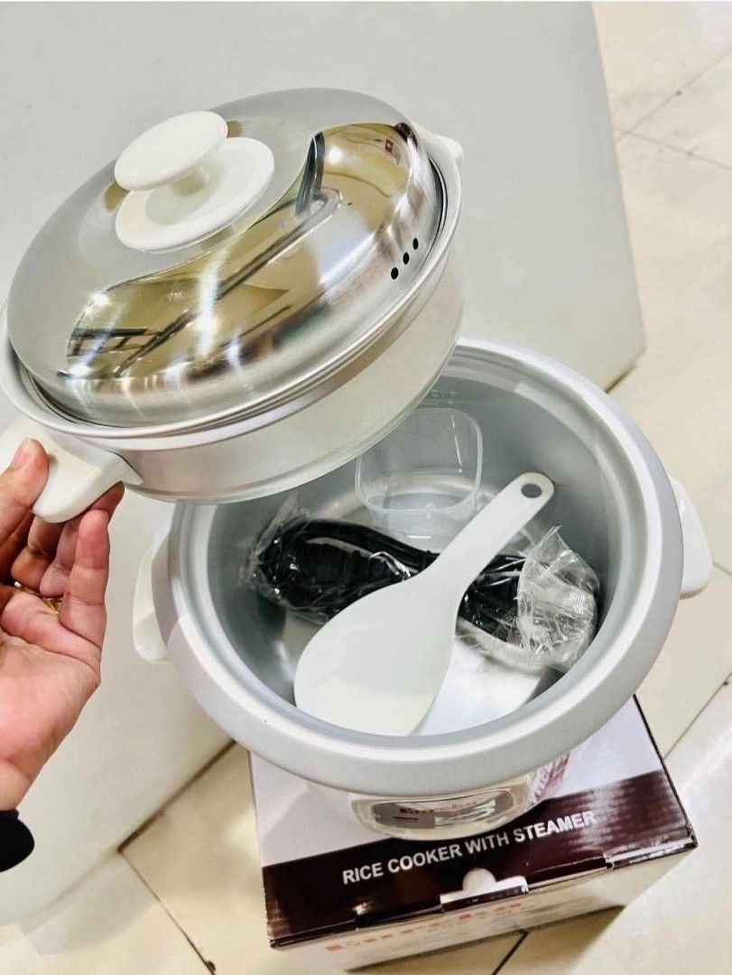 Eureka Rice Cooker with Steamer (Category: Cookers) located in Manila. Submitted by onlineshoppersph (Listing ID 1444965627, Image 2). Description: Eureka rice cooker With steamer 1 liter Price 900 1.5 liter Price 999 1.8 liter Price 1100 Pick Up: 999 mall phase 2 Pwede CASH ON DELIVER via LALAMOVE (shoulder nyo FEE lalamove) Resellers are welcome PM for inquiries.