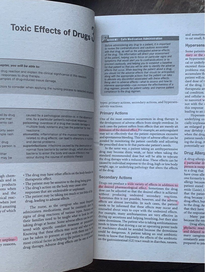 FOCUS ON NURSING PHARMACOLOGY 7th EDITION (Category: Textbooks) located in Baybay. Submitted by leoavellana (Listing ID 1445040860, Image 3). Description: • Already covered with adhesive book cover • With minor highlights (On some pages only) • Has name written at the bottom • Used but not abused 🤝Slightly negotiable; Drop your offers RFS: Decluttering .